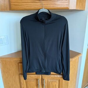Market & Spruce Active Black Zip-up Jacket